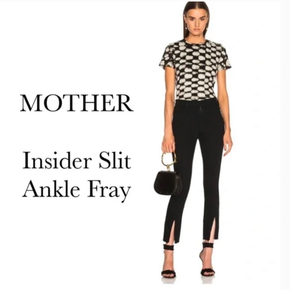 Mother Insider Slit Ankle Fray